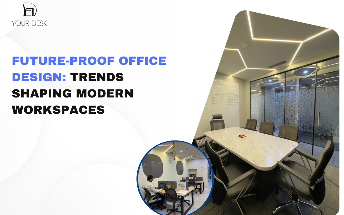 Future-proof office design with flexible workspaces, greenery, and smart technology for modern work environments.