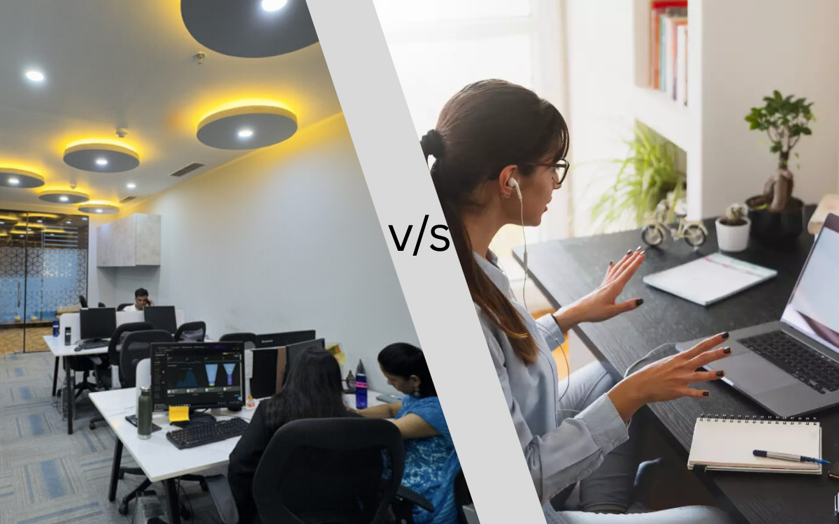 Coworking space vs working from home setup comparison for productivity and flexibility